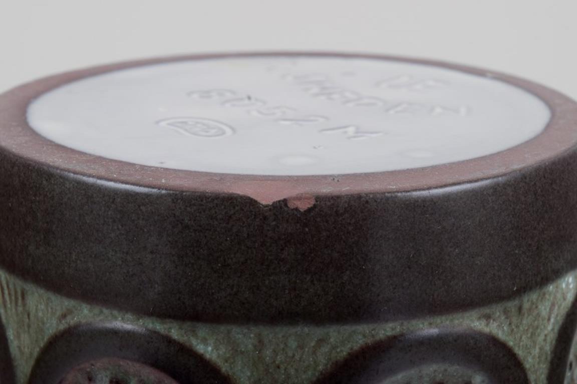 Ceramica Mari Simmulson per Upsala Ekeby, Svezia. Vaso in ceramica in stile modernista. in vendita