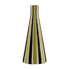 Mari Simmulson for Upsala-Ekeby, Vase in Glazed Stoneware with Stripes, 1960s