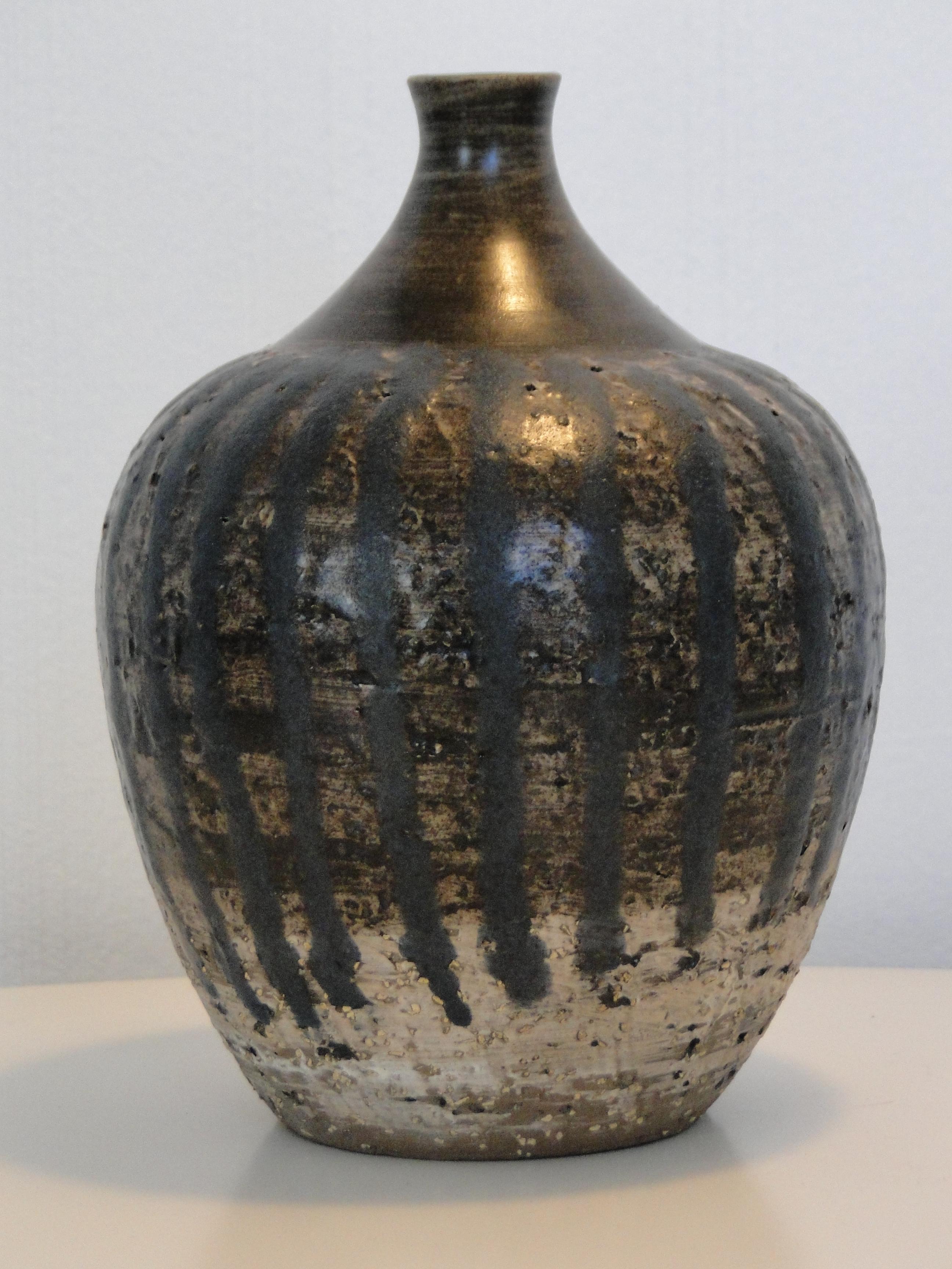 Mari Simmulson Vintage Vase Upsala-Ekeby In Good Condition In Lège Cap Ferret, FR
