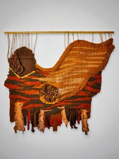 Maria Asuncion Raventos macrame tapestry, Spain, 1970s