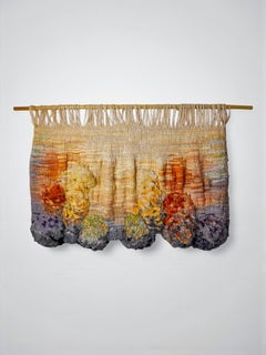 Maria Asuncion Raventos macrame tapestry, Spain, Circa 1970s