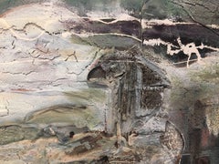 RAVENTOS  City Big Tsunami pittura acrilica originale astratta