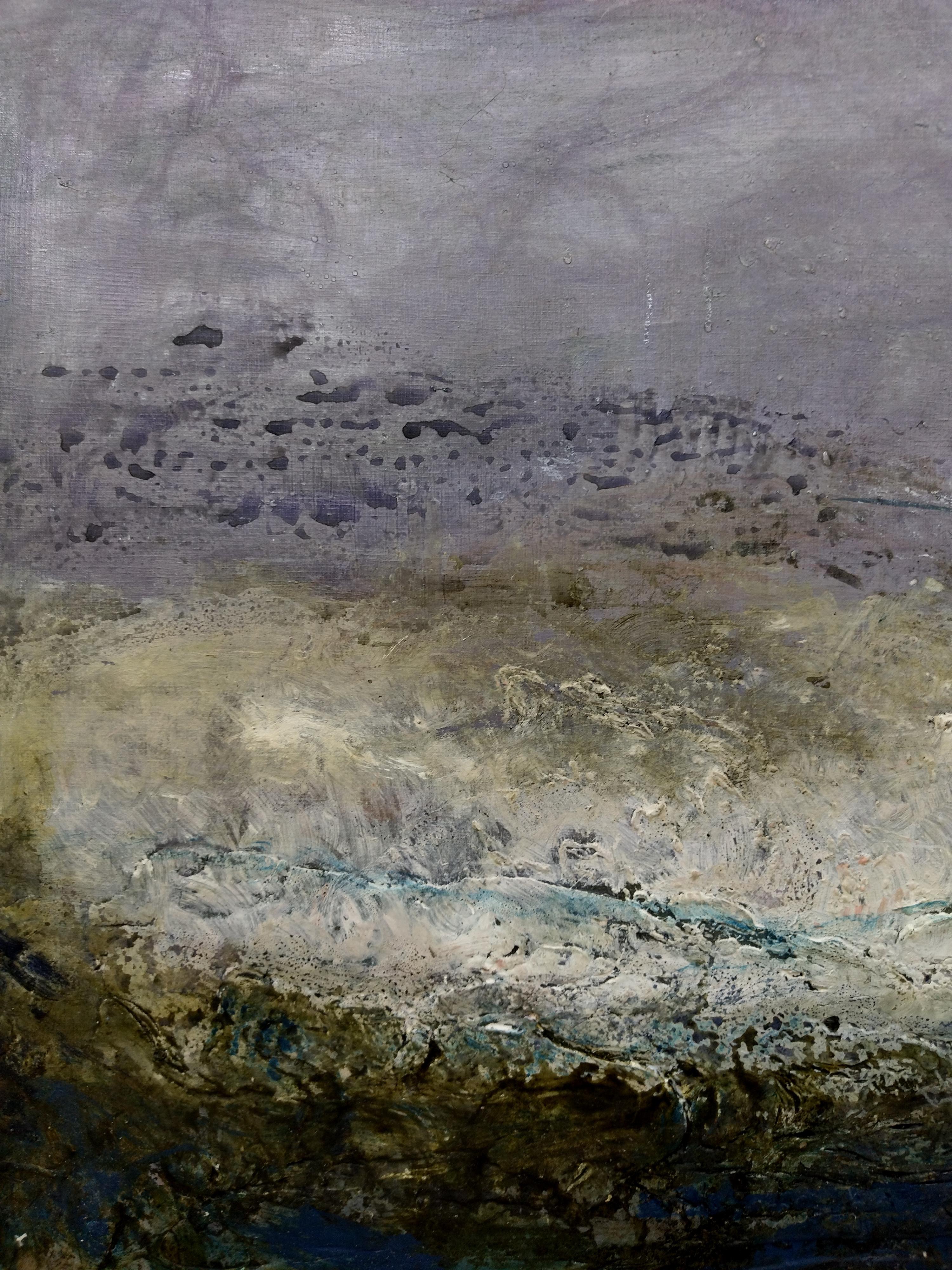 Raventos.  Quadrato. Greene & Greene  pittura astratta originale a tecnica mista - Painting Espressionismo astratto di Maria Asuncion Raventos