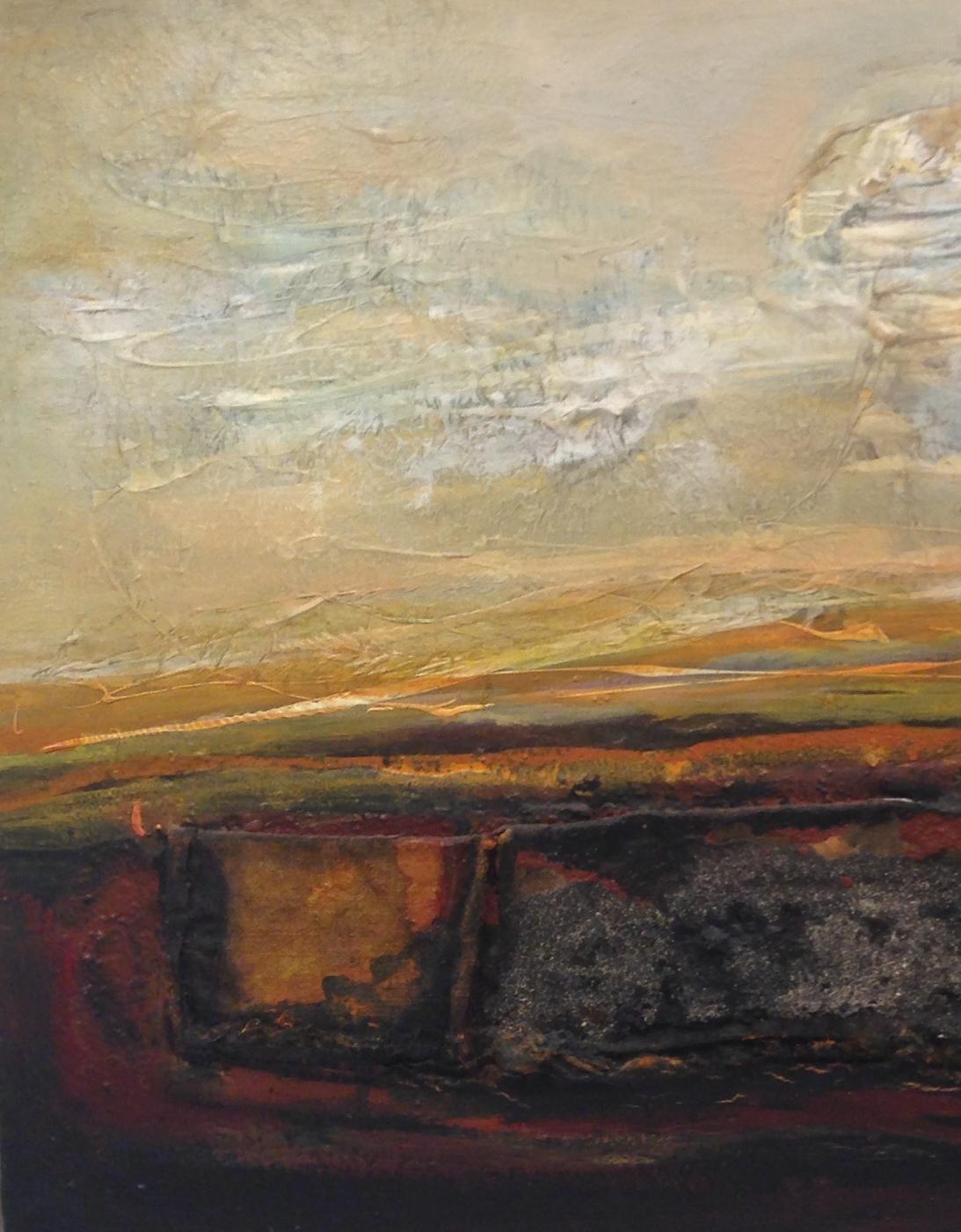 Raventos 20 Big Orange original painting For Sale 2