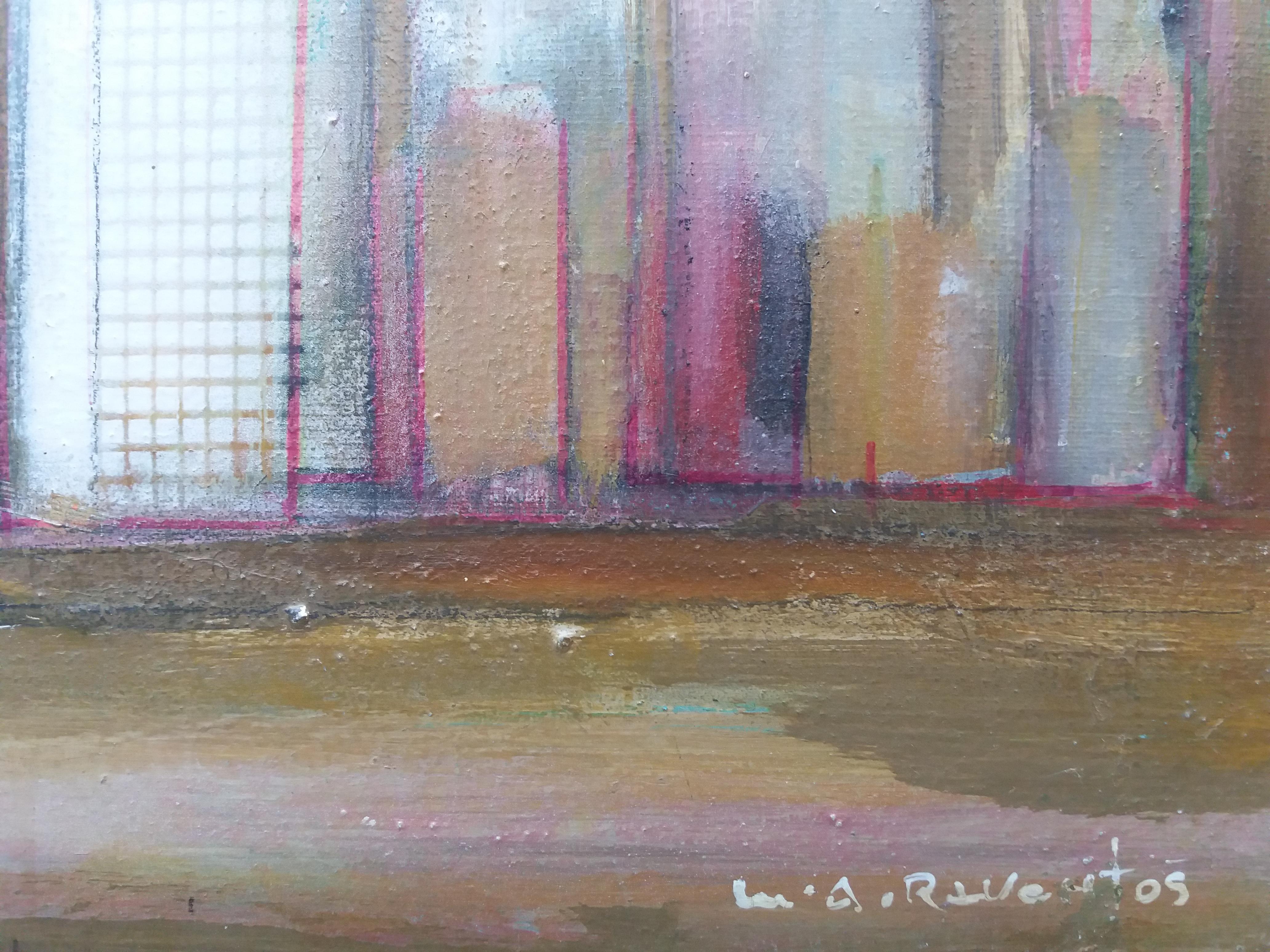 Raventos  6 witzige originale expressionistische Acrylgemälde (Expressionismus), Painting, von Maria Asuncion Raventos