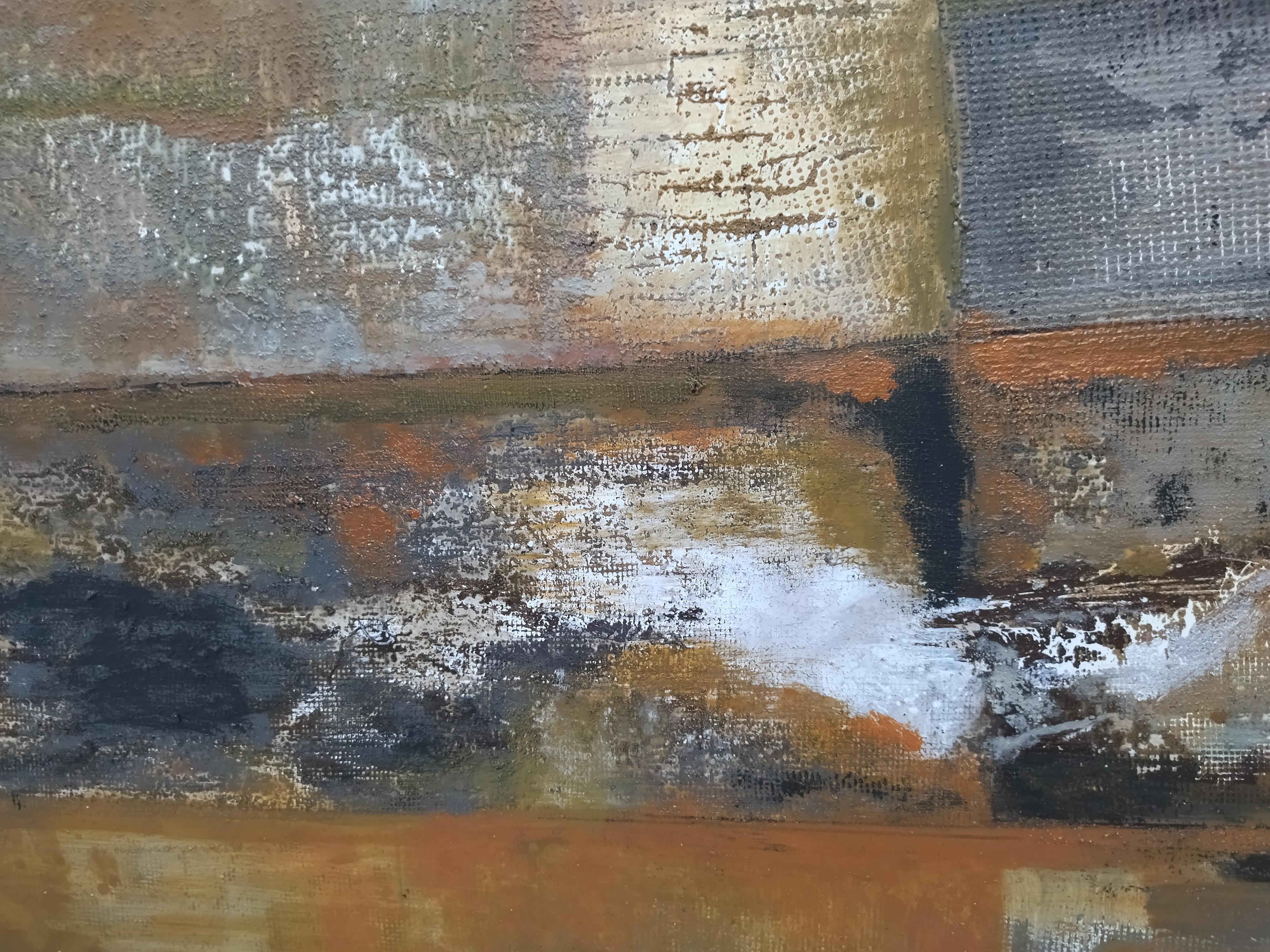  „Farben“ Original abstraktes Gemälde in Mischtechnik
RAVENTÓS Mª Assumpció - (San Sadurní d'Anoia, Barcelona 1930).
Raventos erhielt seine Ausbildung an der Eliteschule der Schönen Künste Sant Jordi in Barcelona.
Raventós vertiefte ihre Studien in