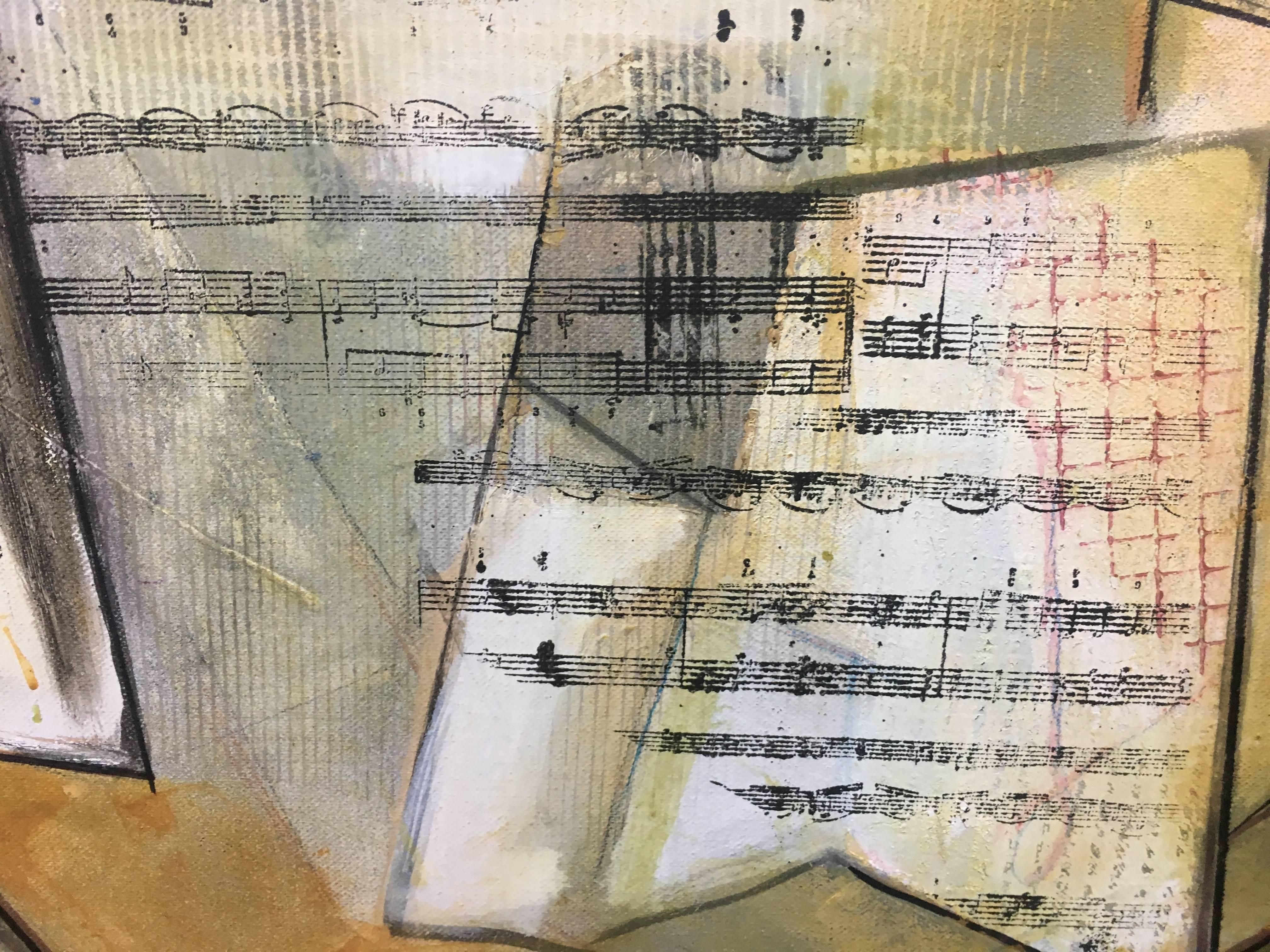 Raventos  7 Geometrische Figuren in Goldbraun  Weiß im Angebot 2