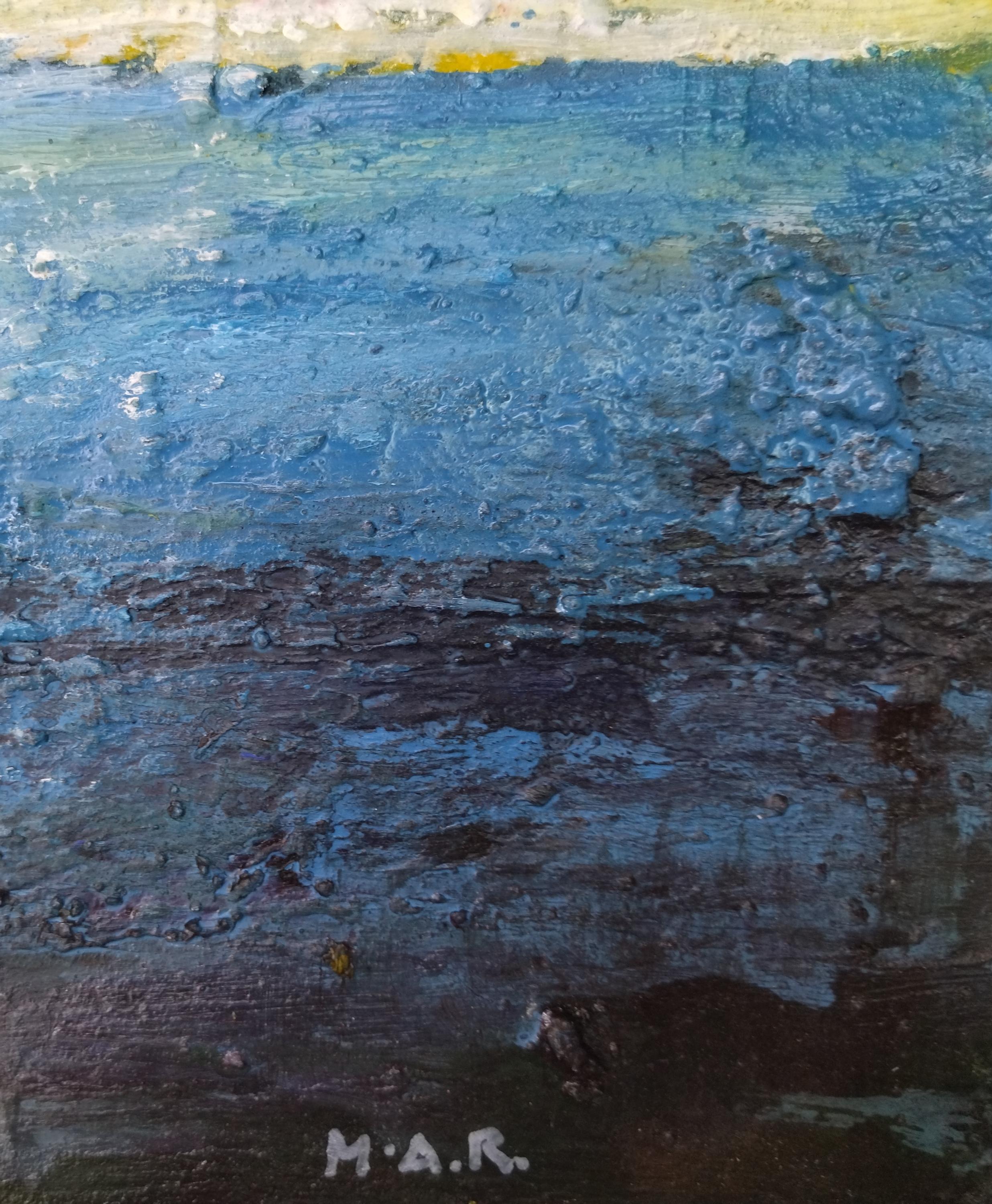 resumen original  pintura. virtual enmarcada
RAVENTÓS Mª Assumpció - (San Sadurní d'Anoia, Barcelona 1930).
Raventos se formó en la elitista Escuela de Bellas Artes de Sant Jordi de Barcelona.
Raventós amplió sus estudios de grabado y litografía en