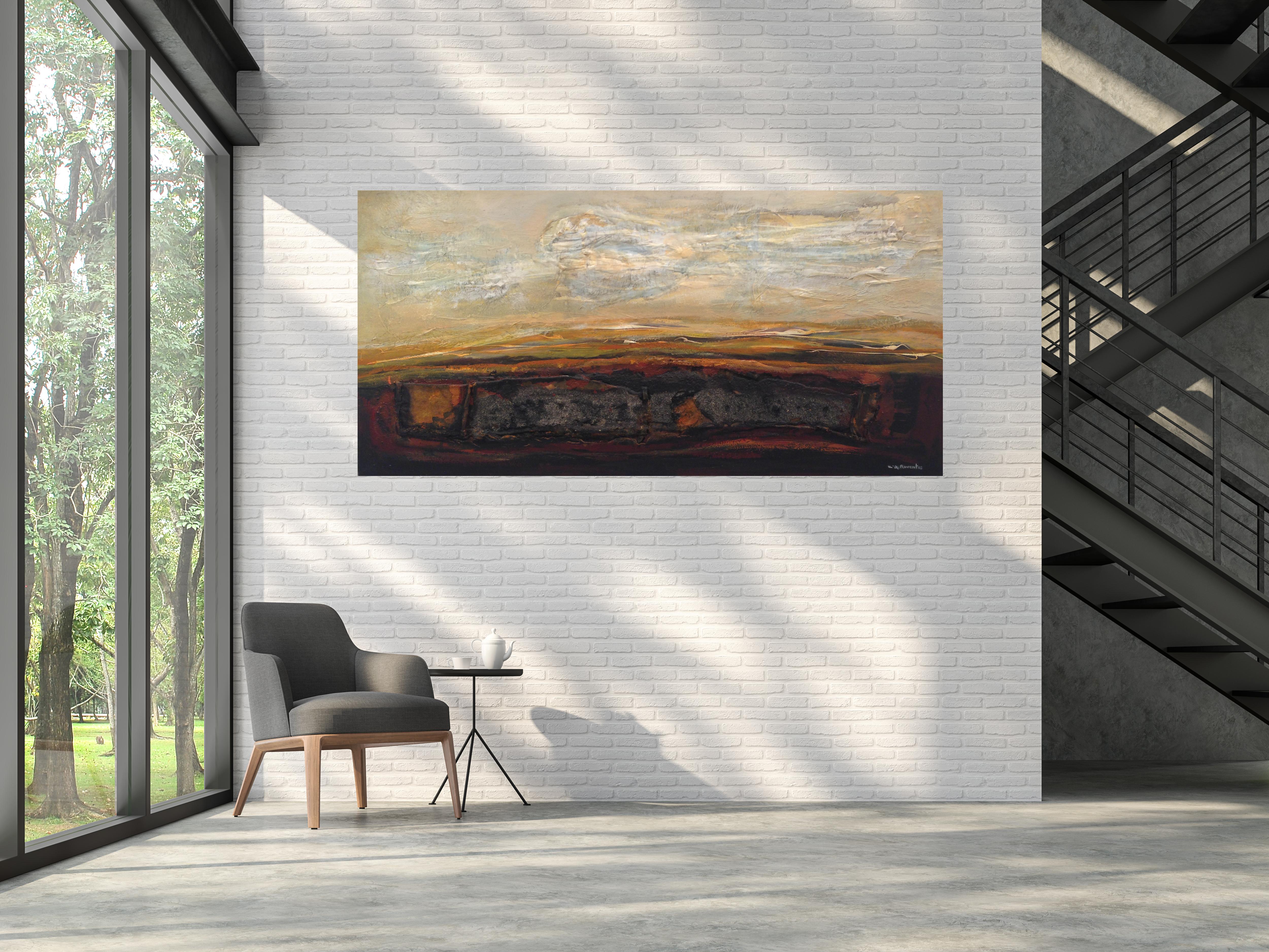 Quadro originale di Raventos Big Orange in vendita 2
