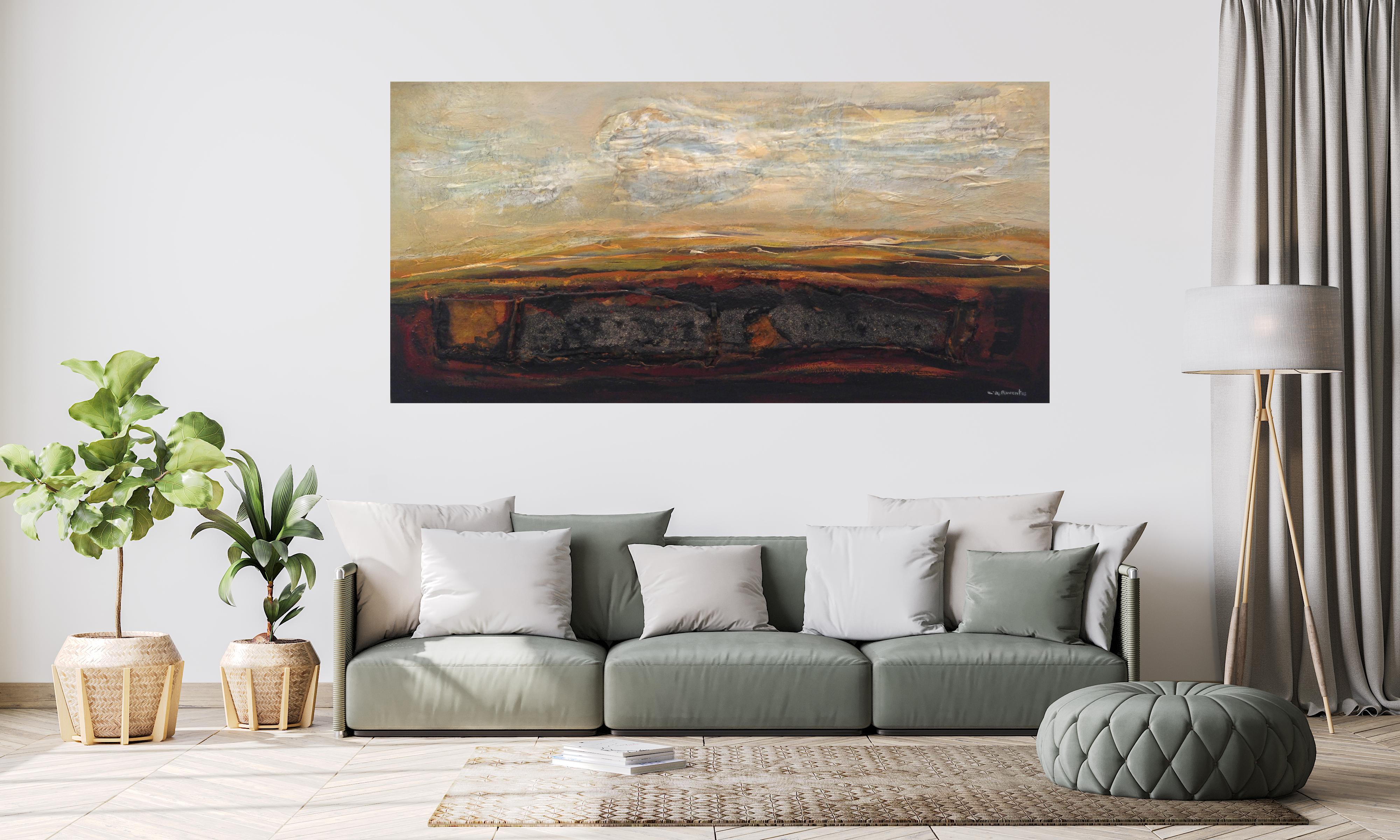 Quadro originale di Raventos Big Orange in vendita 3