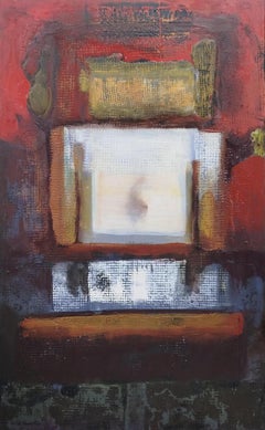 RAVENTOS   Big  original abstract mixed media painting