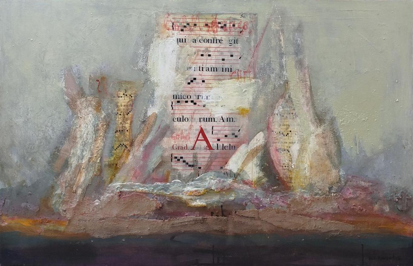 Abstract Painting di Maria Asuncion Raventos - Raventos    originale  pittura a tecnica mista