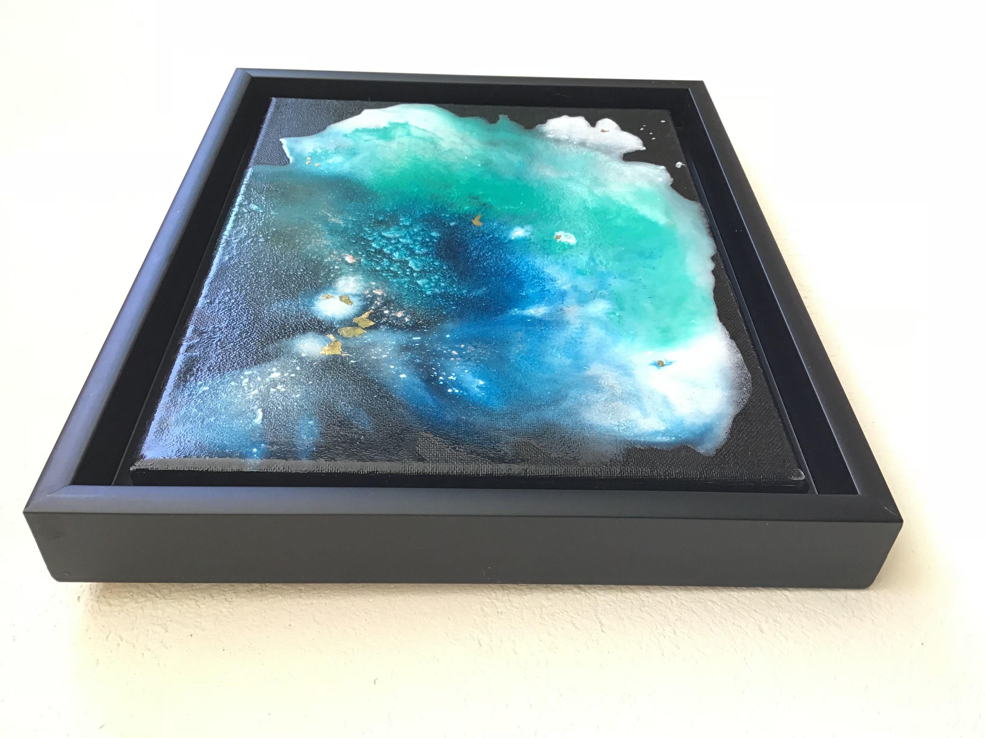 Lagoon Nebula 4, Mixed Media on Canvas For Sale 1