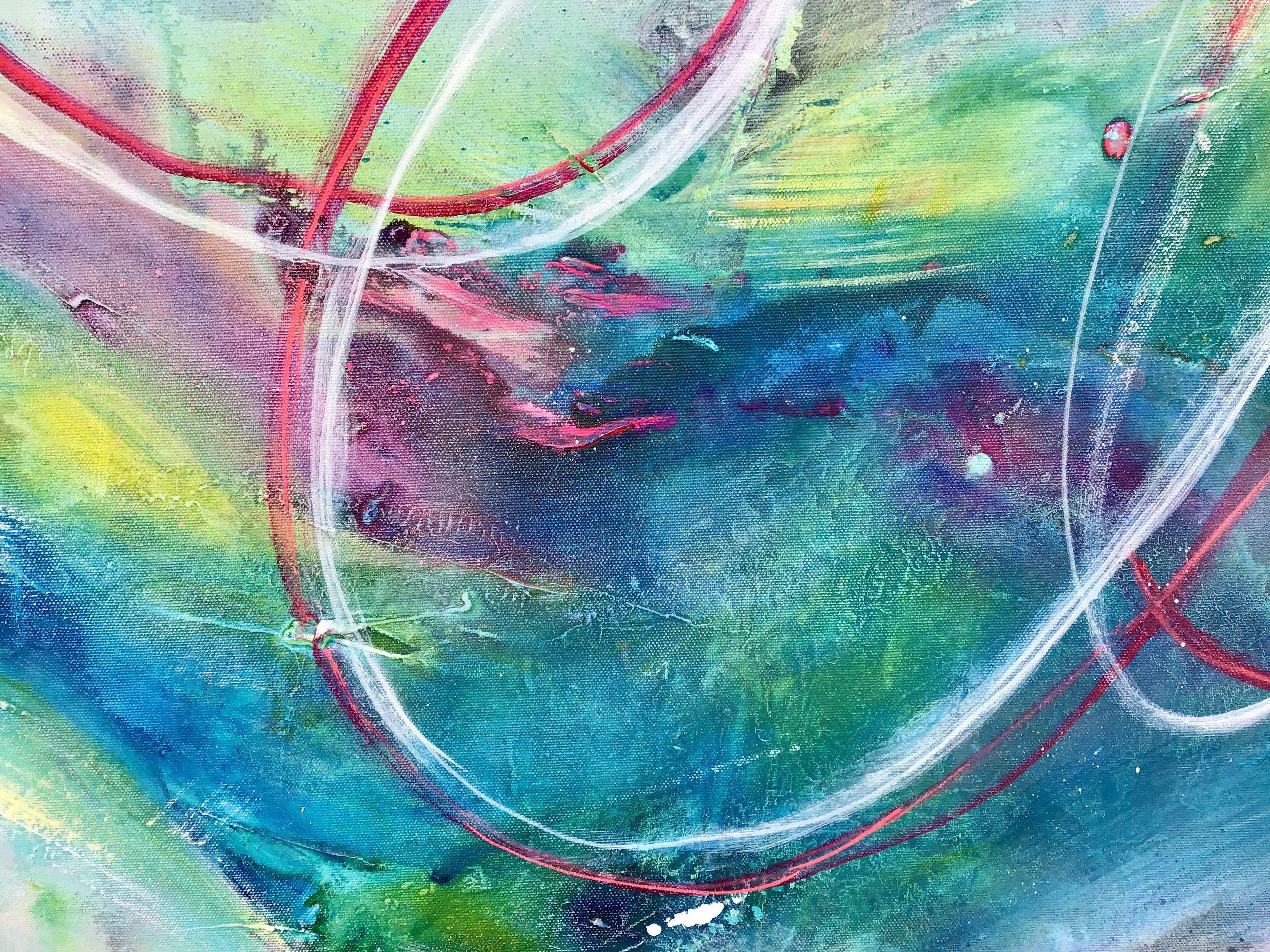 Daydreaming Flow, Painting, Acrylic on Canvas For Sale 1