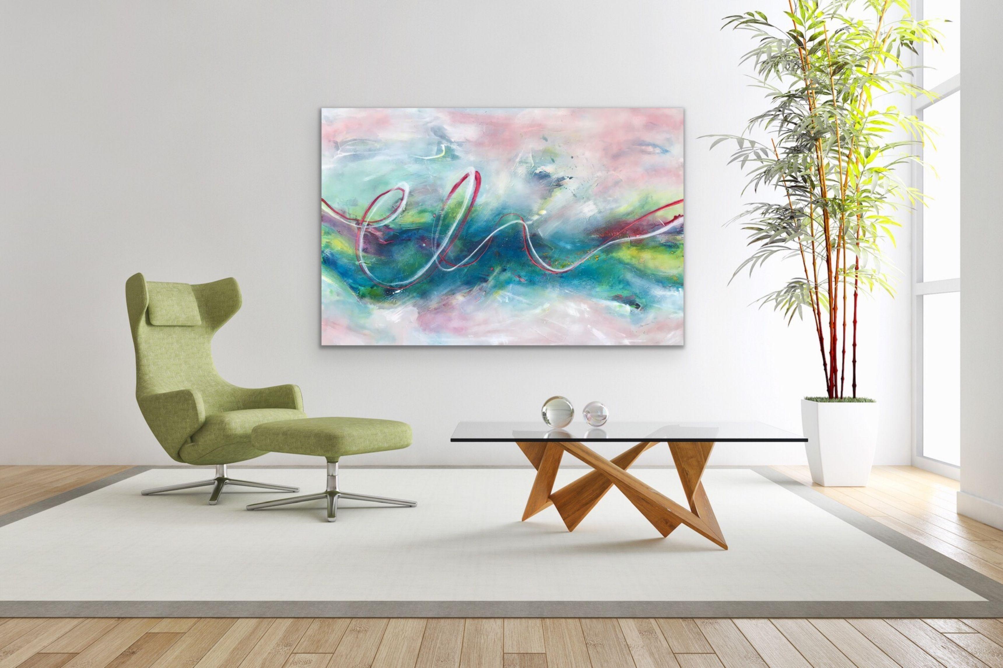 Daydreaming Flow, Painting, Acrylic on Canvas For Sale 3