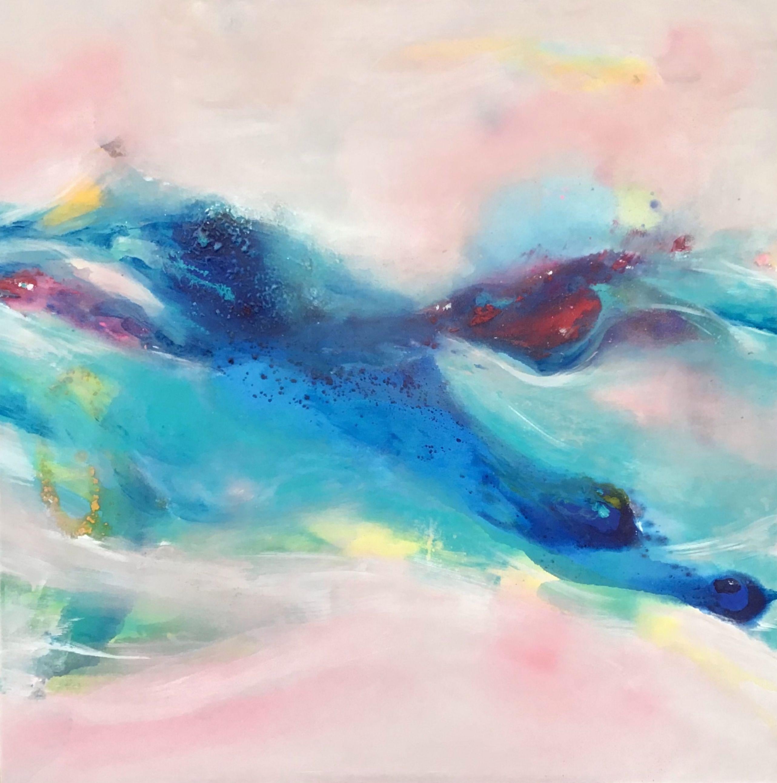 Maria Bacha Abstract Painting - Endless Flow I, Painting, Acrylic on Canvas