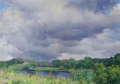 Clouds. 2019, canvas, oil, 50x70 cm