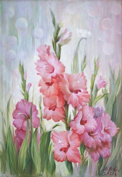 Gladiolas, 2021. Oil on canvas, 50x70 cm