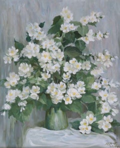 Jasmines, 2020. Oil on canvas, 50x60 cm