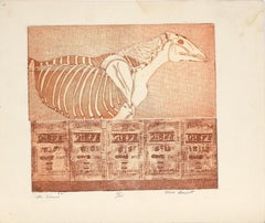 Retro "The Winner" - Etching on Paper (10/25)