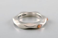 Maria Berntsen for Georg Jensen, "Mirror" Ring in Sterling Silver
