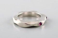Maria Berntsen for Georg Jensen, "Mirror" Ring in Sterling Silver