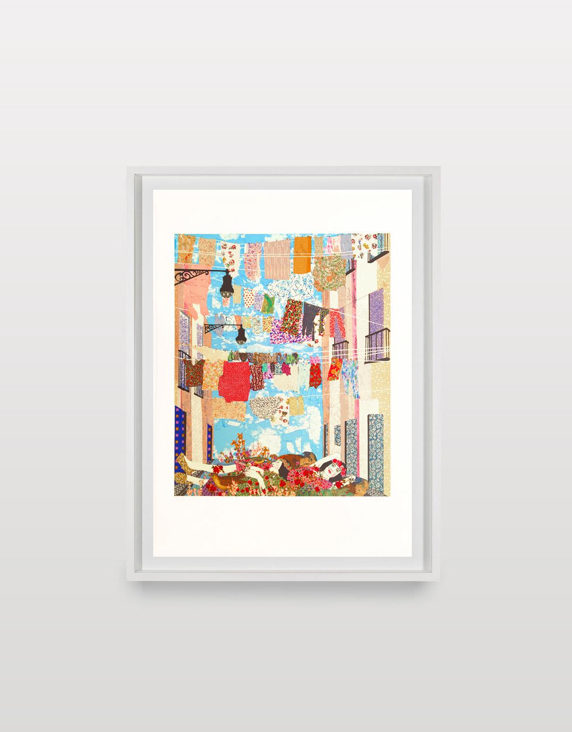 Knitting the Wind - Print by Maria Berrio