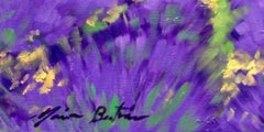 Zeitgenössisches impressionistisches Ölgemälde „Lavender In Bloom“ aus der Provence