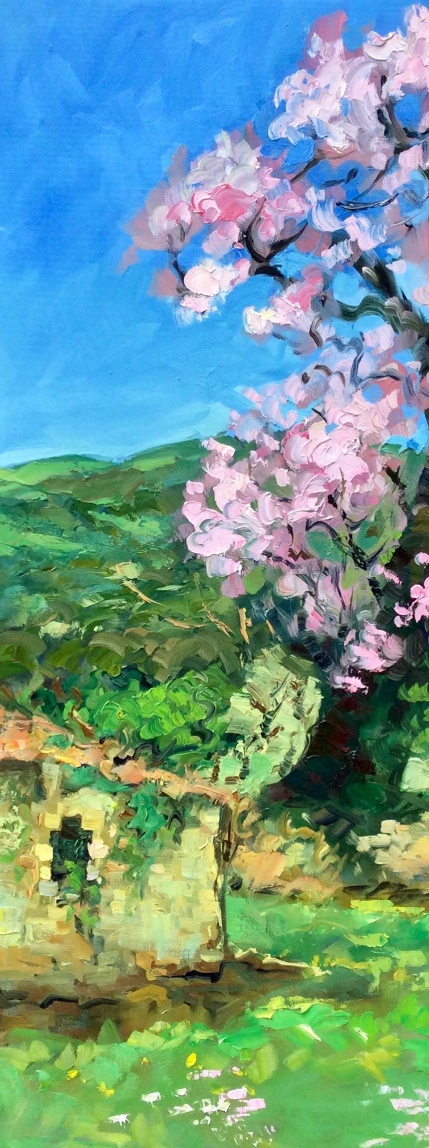 Maria Bertrán "Almond Trees In Full Bloom" Contemporary Impressionist