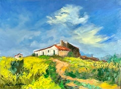 "Farm In The Algarve" Contemporary Impressionist Oil of Portugal