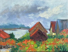 "Gulf of Dingle, Ireland" Huile impressionniste contemporaine de l'Irlande