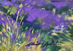 "Lavender In Aurel" Contemporary Impressionist Oil of Provence
