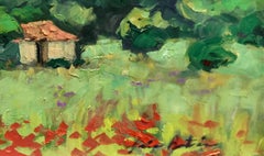 "Mon Cabanon" Contemporary Impressionist Oil of Provence