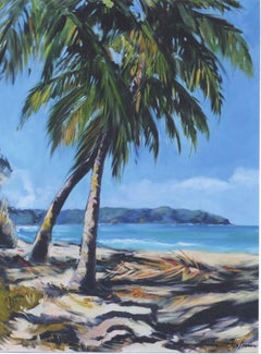 "Pacific Paradise, Sayulita" Contemporary Impressionist Oil in Mexico