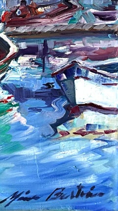 "Pointeau Reflections" Contemporary Impressionist Seascape