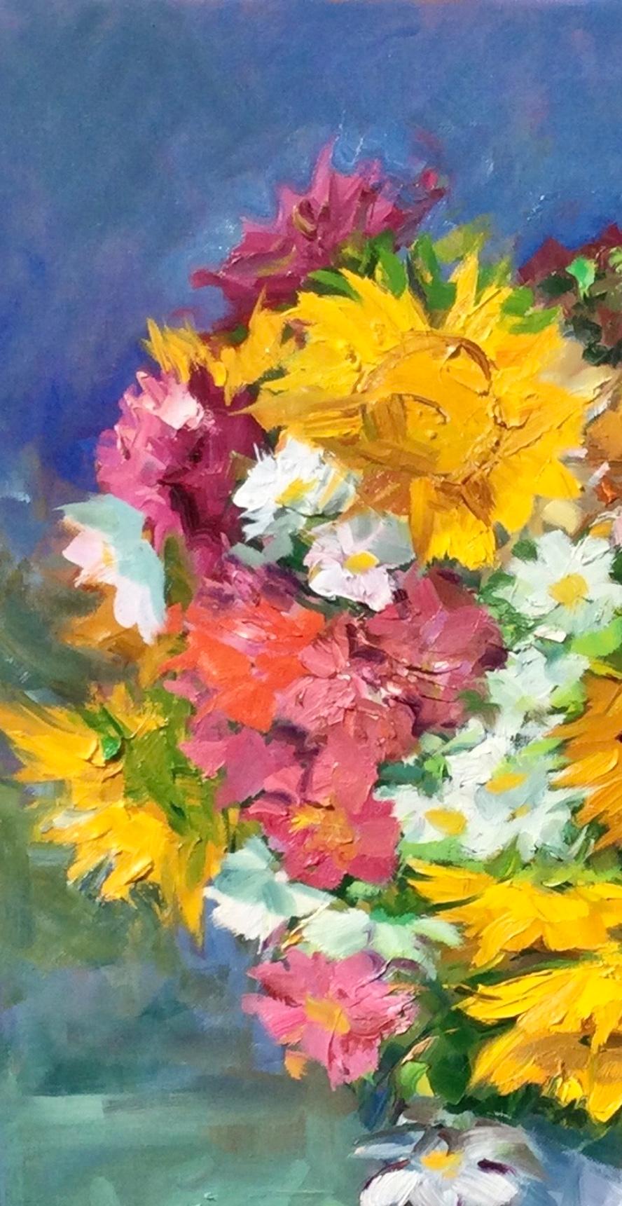 impressionist sunflowers