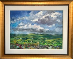 "Rain On Brannon Mountain" Contemporary Impressionist Oil of Ireland