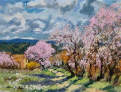 "Spanish Spring"  Modern Impressionist Oil Painting of Southern Spain