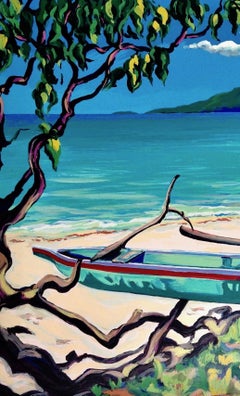 "Moorea"  Contemporary Impressionist Serigraph of Tahiti