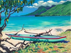 "Moorea"  Contemporary Impressionist Serigraph of Tahiti