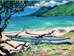 "Moorea" Contemporary Impressionist Serigraph of Tahiti