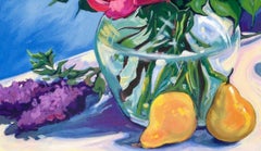 "The Colors of Spring"  Contemporary Impressionist Floral Serigraph