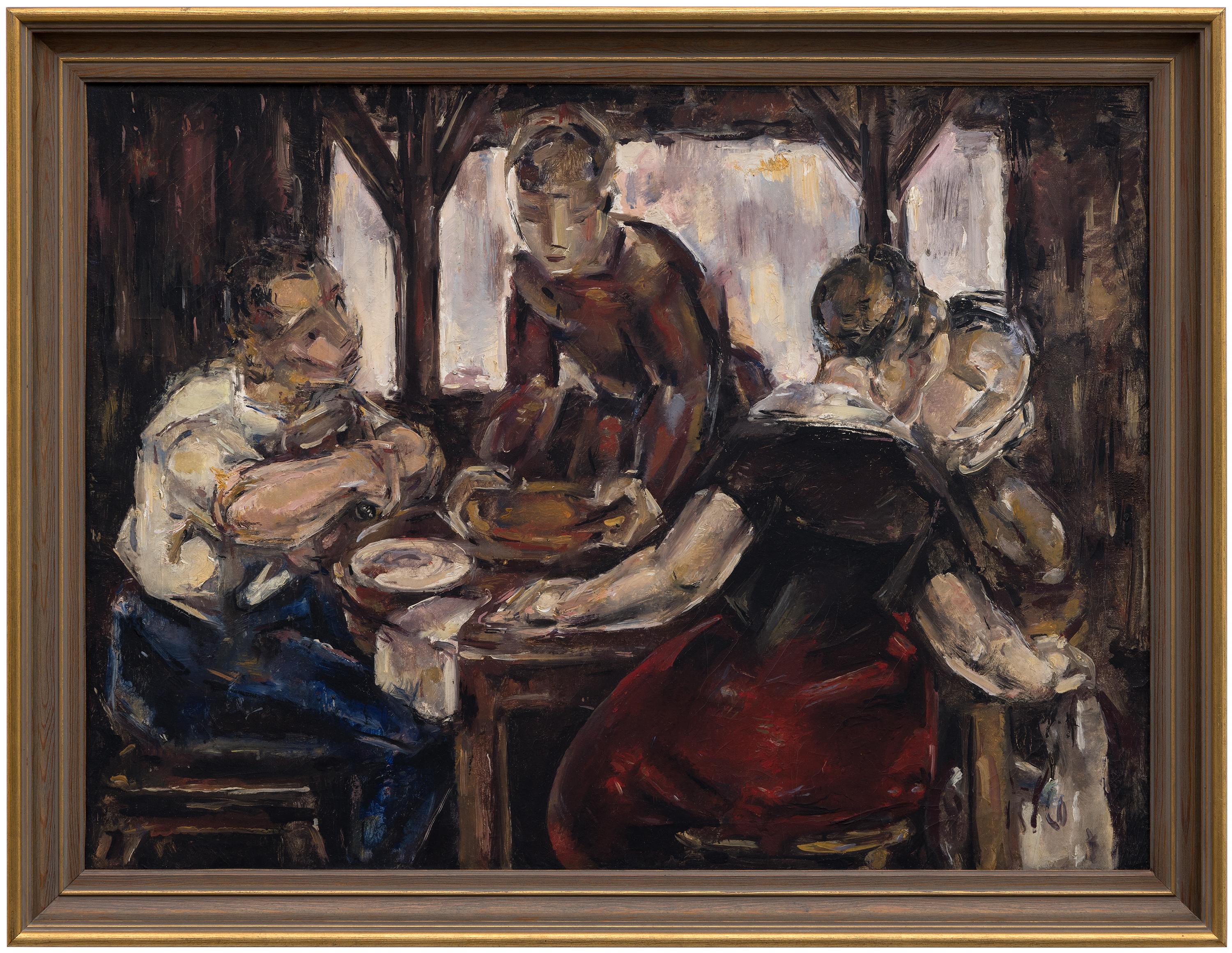 La Comida - Painting di Maria Blanchard