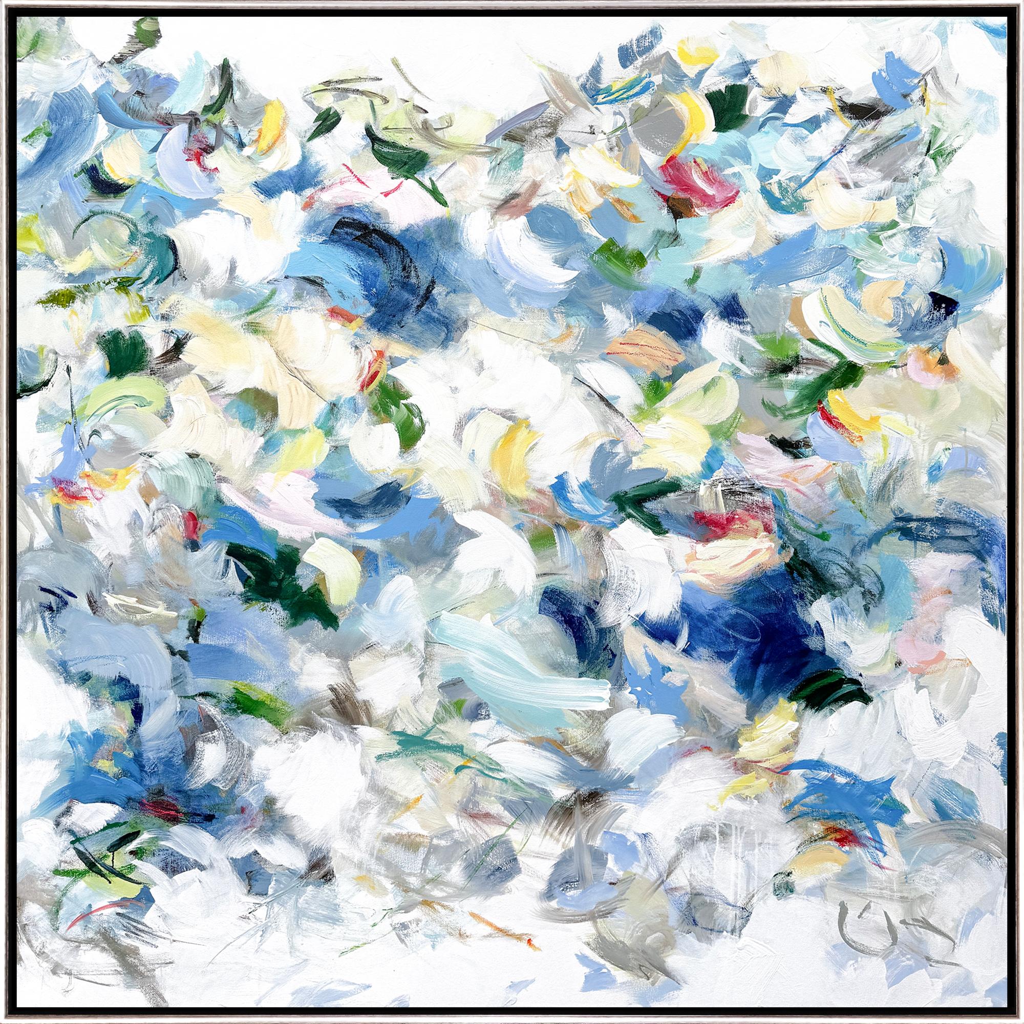 Abstract Painting di Maria Burtis - "Prosper" Pittura acrilica astratta contemporanea su tela