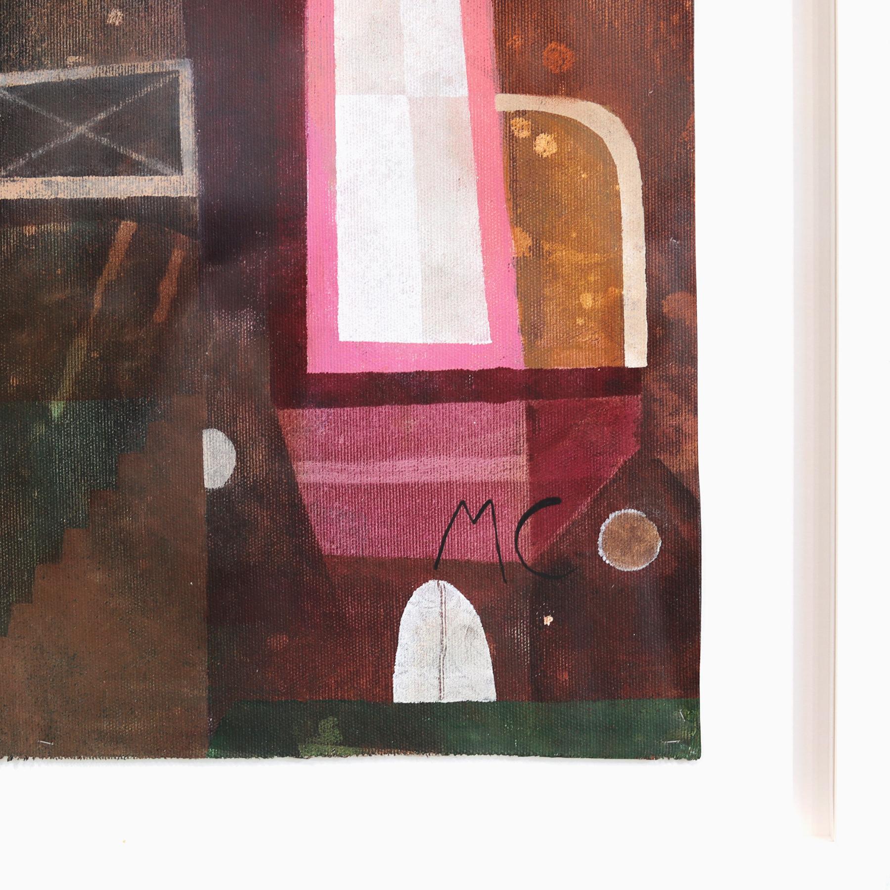 Sailing Through The Day - Abstract Colorful Urban Collage Mixed Media Artwork For Sale 7