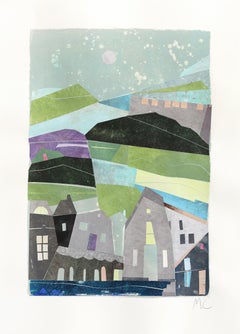 Landschaftszeichnungen und -aquarelle