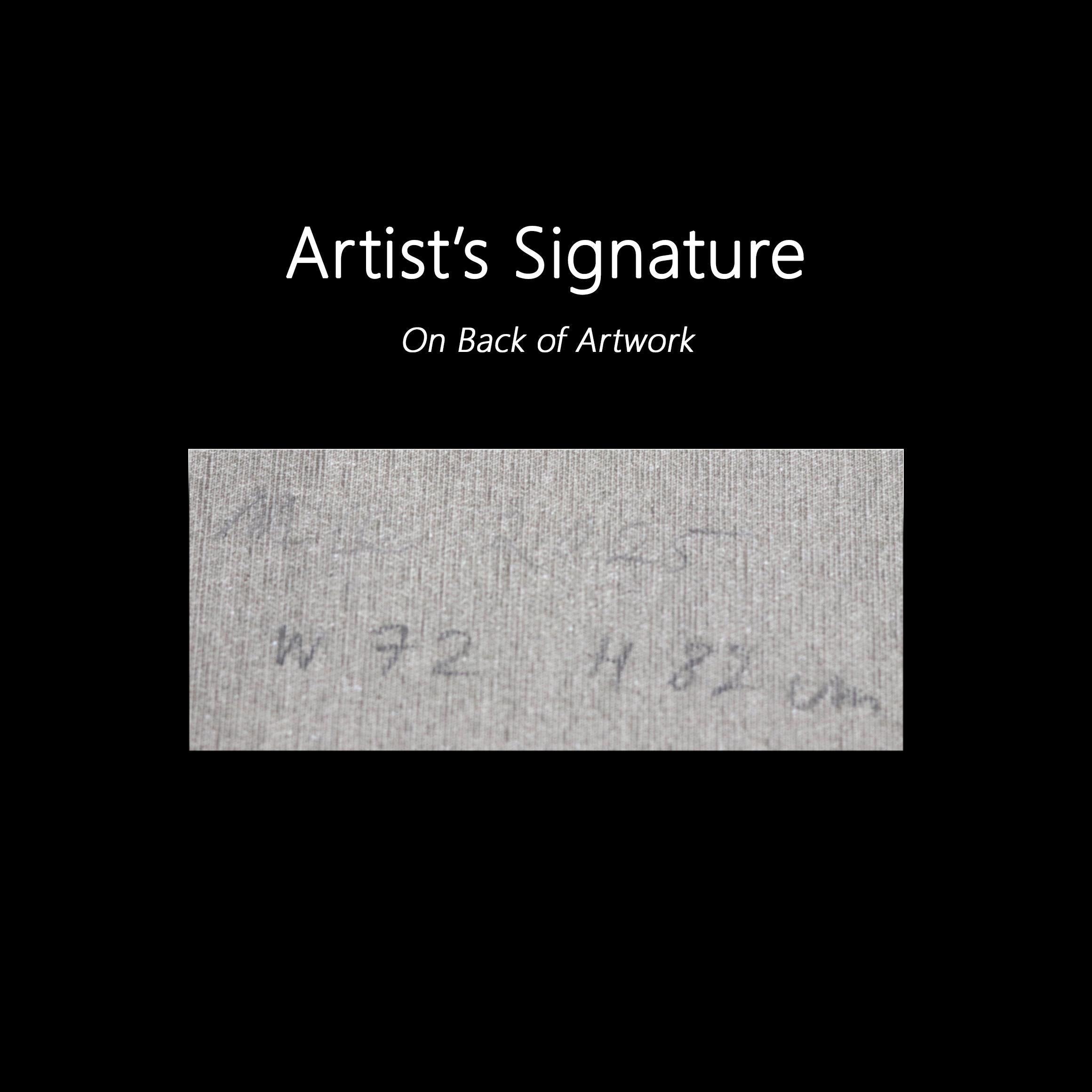 Beaujolais - Abstract Muted Tone Architectural Still Life Painting on Canvas For Sale 3