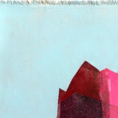 Landscape 2 - Abstract Color Drenched Architectural Modern Painting on Canvas