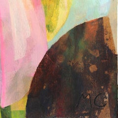 Wild Flowers 2 - Peinture abstraite de paysage aux couleurs vibrantes sur toile