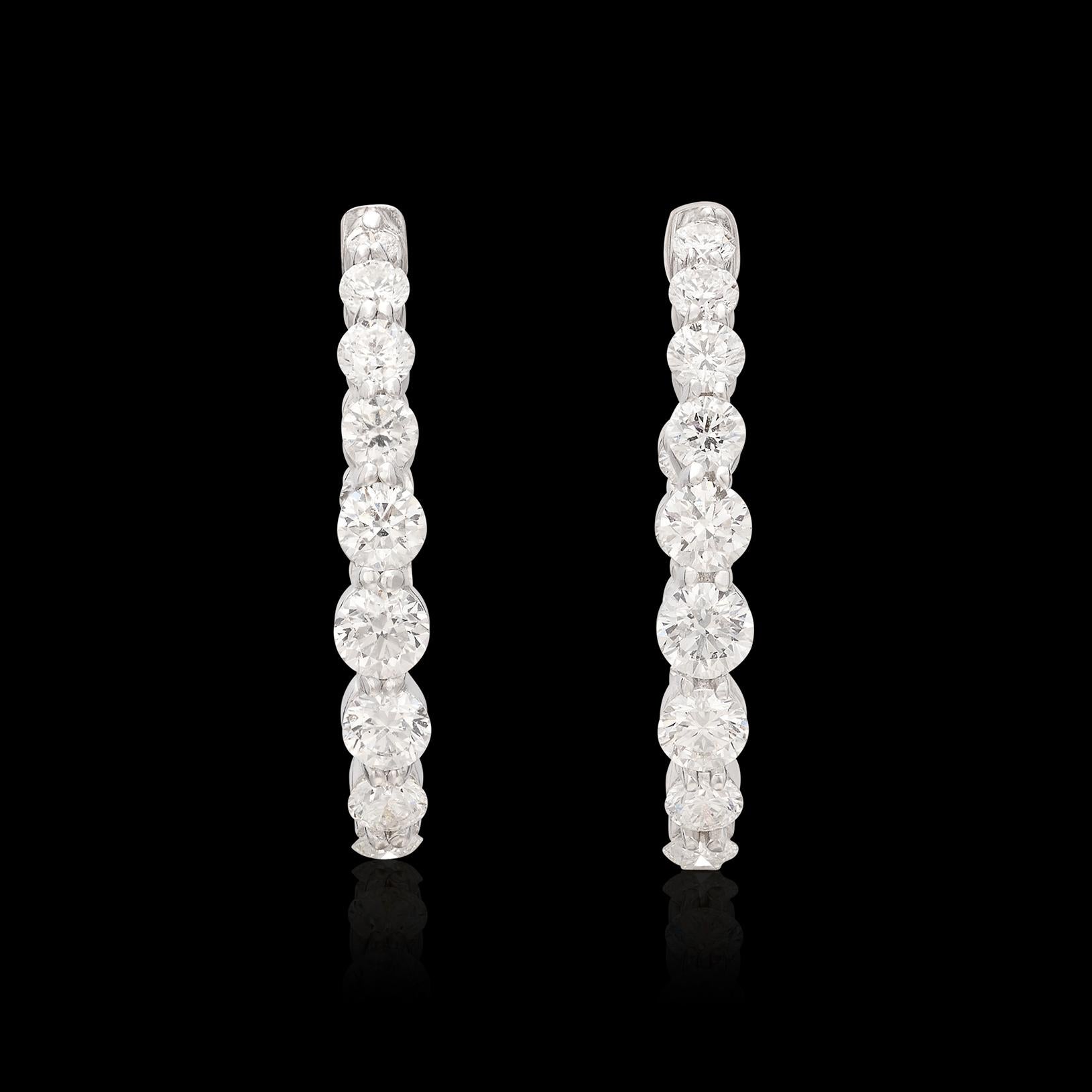 Women's Maria Canale Diamond & 18k White Gold Earrings
